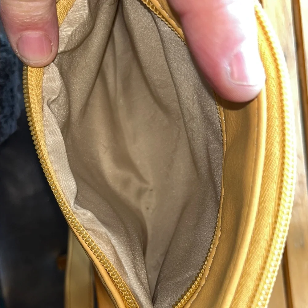 Tahari Yellow Crossbody Fanny Pack Belt Bag‎